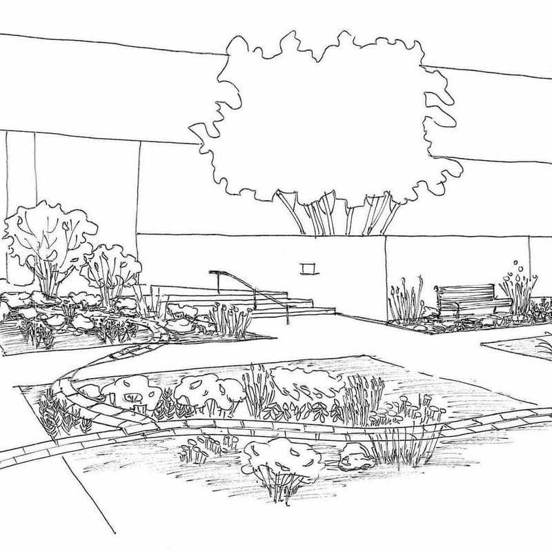 design sketch concept for mannington mills