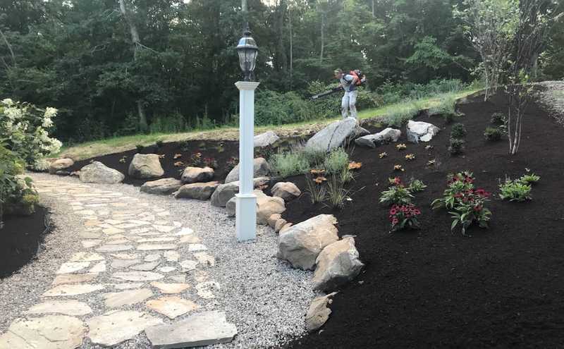 falls river retreat landscape architecture